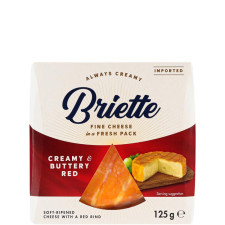 Сыр Бриетте, Креми Баттери Ред / Briette, Creamy&Buttery Red, Kaserei, 60%, 125г mini slide 1