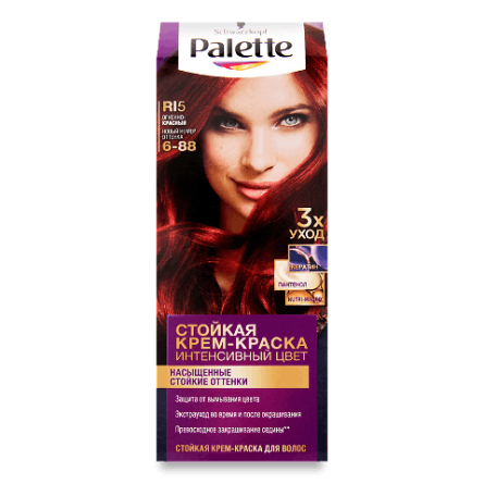 Фарба для волосся Palette R15 «Вогненно-червоний»