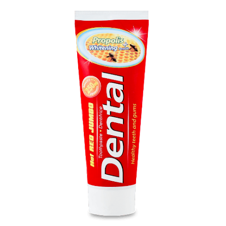 Паста зубна Dental Hot Red Jumbo Propolis + Whitening