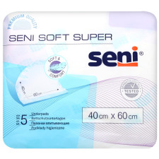 Пелюшки Seni Soft гігієнічні 5шт 40х60см mini slide 1