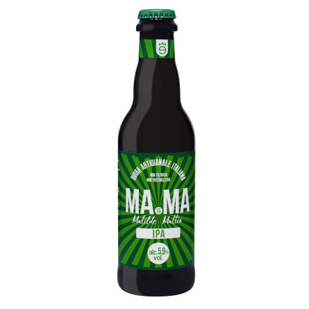 Пиво світле нефільтроване MaMa IPA 5,9% 0,33л с/пл
