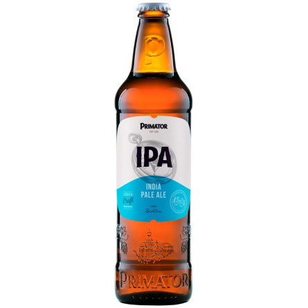 Пиво Primator India Pale Ale светлое фильтрованное 6,5% 0,5л