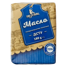Масло Pastoral Селянське солодковершкове 73% 180г mini slide 1
