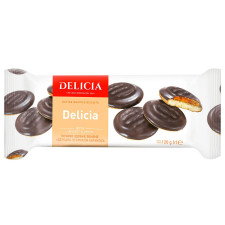 Печиво Delicia зі смаком абрикосу 120г mini slide 1