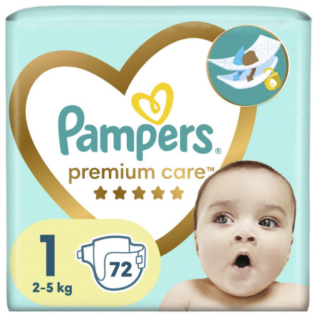 Підгузки Pampers Premium Care розмір 1 2-5кг 72шт