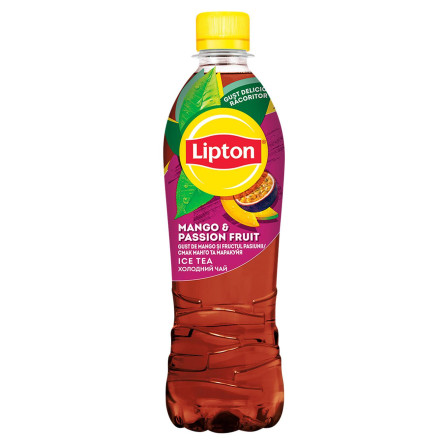 Напиток Lipton чай черный манго-маракуйя 0,5л