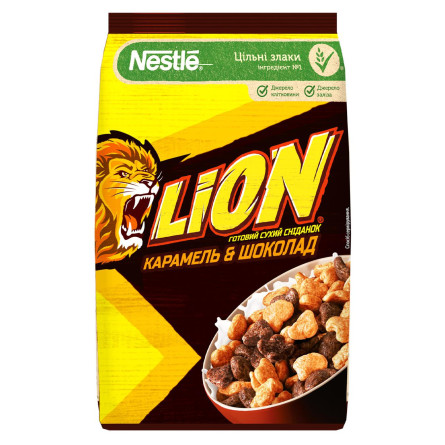 Сухий сніданок Lion Карамель та шоколад 375г slide 1