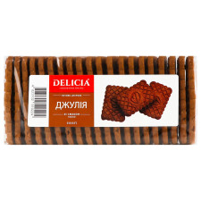Печиво Delicia Джулія цукровe зі смаком какао 310г mini slide 1