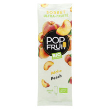Сорбет Pop Fruit з персика органічний 80г mini slide 1