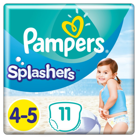 Трусики для плавания Pampers Splashers размер 4-5 Maxi 9-15кг 11шт
