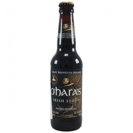 Пиво O'Hara's Irish Stout темне 4,3% 0,3л