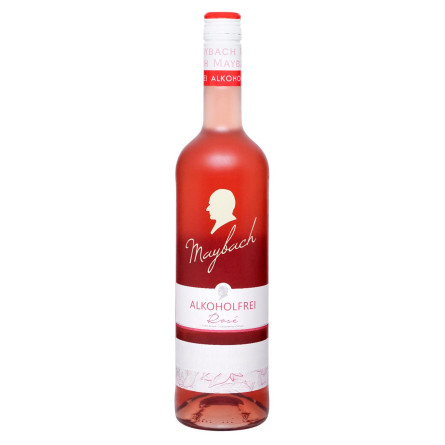 Напій винний безалкогольний Maybach Alkoholfrei Rose рожевий сухий 0,5% 0,75л