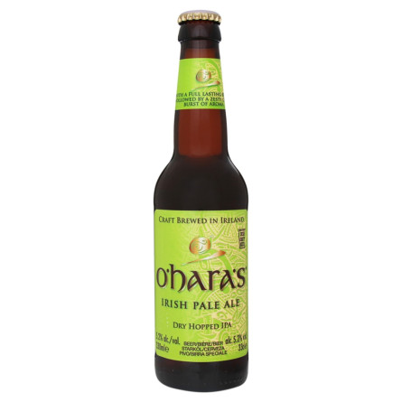 Пиво O'hara's Irish Pale Ale світле 5,2% 0,33л