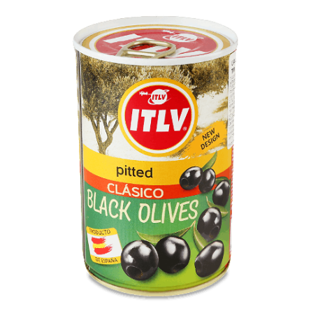 Оливки ITLV Clasico чорні без кісточки