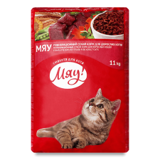 Корм для кішок «Мяу!» курячий сухий mini slide 1