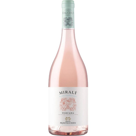 Вино Міралі Розе, Тоскана / Miraly Rose, Toscana, Tenuta Montecchiesi, рожеве сухе 0.75л