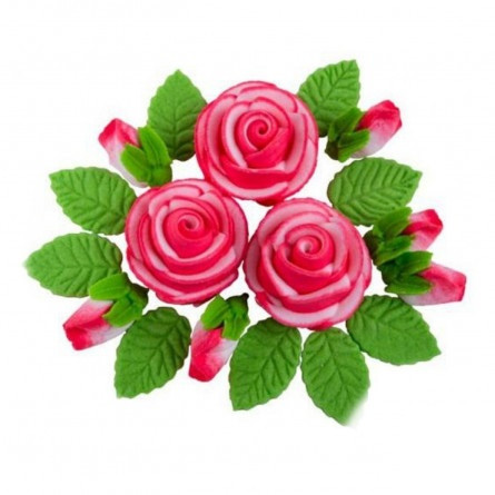 Прикраса Добрик декоративна набір букет троянд