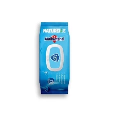 Вологі серветки 120 шт NATURELLE antibacterial mini slide 1