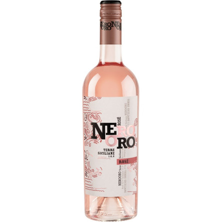 Вино "Неро Оро", Розе Терре Сицилиане / "Nero Oro", Rose Terre Siciliane, The Wine People, розовое сухое 0.75л