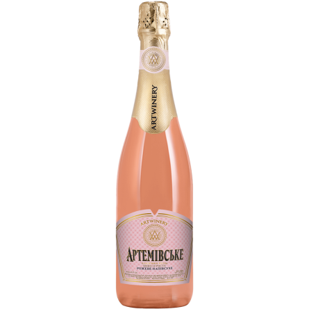 Вино игристое Артемовское розовое полусухое 0.75 л