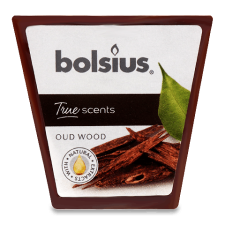 Свічка Bolsius ароматична «Агарове дерево» квадратна 47/47мм mini slide 1