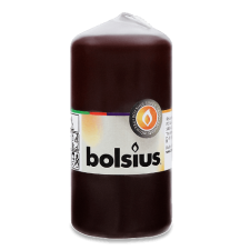 Свічка Bolsius циліндрична темно-бордова 120/60 мм mini slide 1