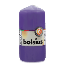 Свічка Bolsius циліндрична ультрафіолетова 120/60 мм mini slide 1