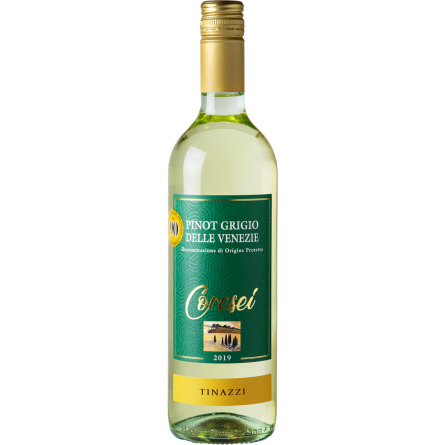 Вино Coresei Pinot Grigio delle Venezie DOP белое сухое 12% 0,75л