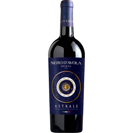 Вино Astrale Nero d`Avola DOC Sicilia червоне сухе 0.75 л slide 1