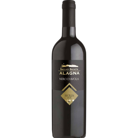 Вино Alagna Nero d`Avola DOC Sicilia червоне сухе 0.75 л slide 1