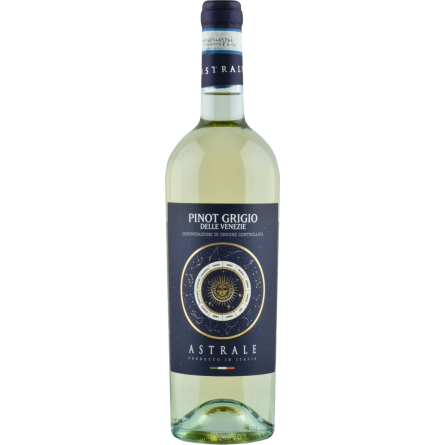 Вино Astrale Pinot Grigio Delle Venezie DOC белое сухое 0.75 л slide 1