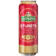 Пиво Lacplesis Izturets світле фільтроване 5,1% 0,568л mini slide 1