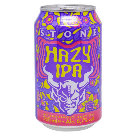 Пиво світле Stone Hazy IPA 6,7% 0,33л з/б