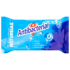 Серветки вологі Naturelle Antibacterial з D-пантенолом 48шт. mini slide 1