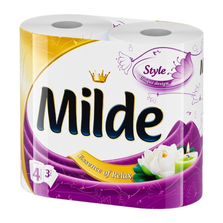 Папір туалетний Milde Relax Purple ароматизований 4шт