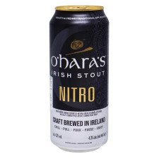 Пиво O'Hara's Nitro темне нефільтроване 4,3% 0,44л mini slide 1
