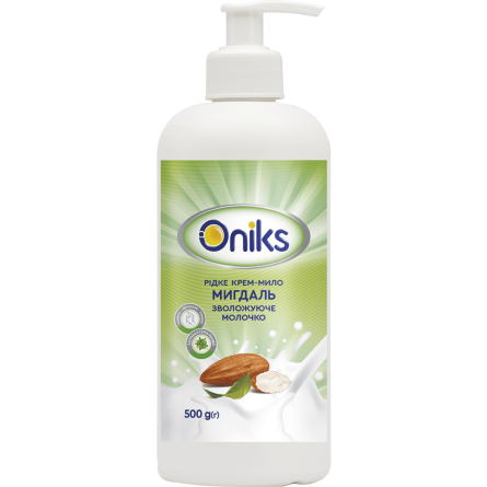 Крем-мыло Oniks Миндаль-увлажняющее молочко 500 мл