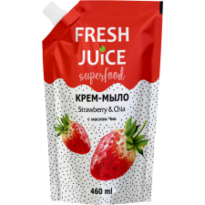 Крем-мыло Fresh Juice Клубника и чиа 460 мл mini slide 1