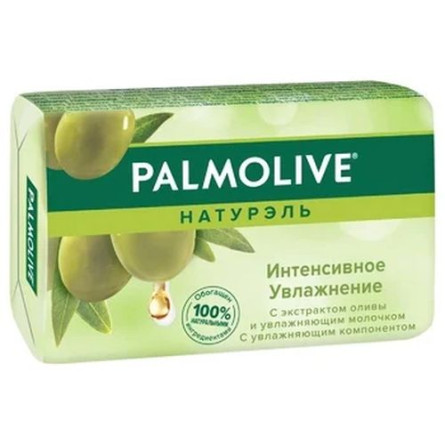 Мило Palmolive Натурель Інтенсивне зволоження з екстрактом Оливи і зволожуючим молочком туалетне 90 г