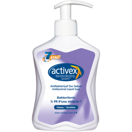 Рідке мило Activex антибактеріальне для чутливої ​​шкіри 300 мл