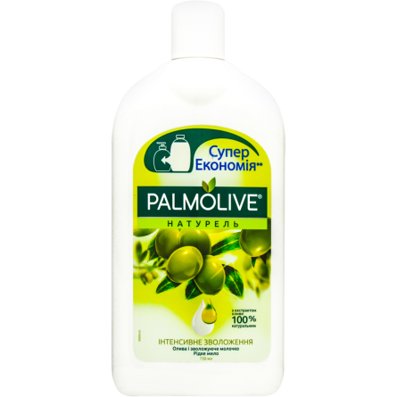 Жидкое мыло Palmolive Натурель Интенсивное увлажнение Олива и увлажняющее молочко 750 мл