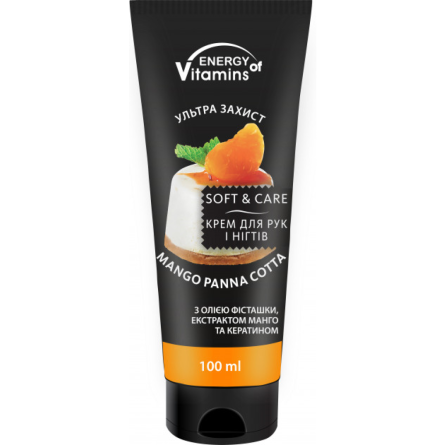 Крем для рук i нiгтiв Energy of Vitamins Mango Panna Cotta 100 мл slide 1