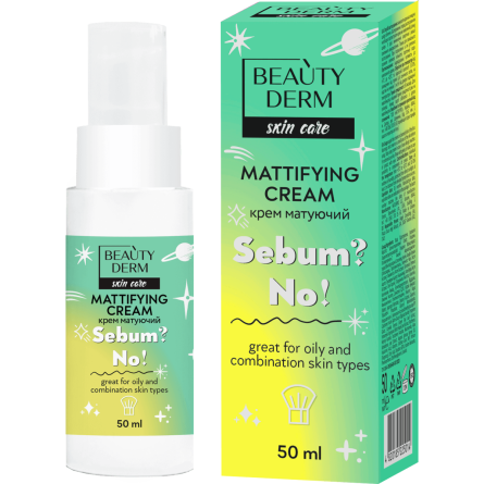 Крем для обличчя Beauty Derm Sebum No матуючий 50 мл