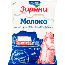 Молоко Зоряна ультрапастеризоване 3.2% 900 г mini slide 1