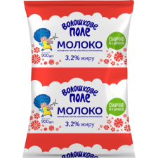 Молоко Волошкове поле ультрапастеризоване 3.2% 900 г mini slide 1