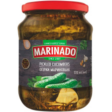 Огурцы Marinado маринованные 720мл mini slide 1