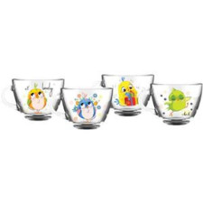 Кухоль скляний Tea Cup декор дитячий 230мл mini slide 1