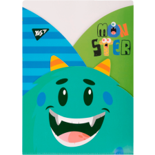 Папка - куток YES A4 Monsters, 3 фігурні відділення mini slide 1