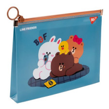 Папка конверт YES B6 на молнии Line Friends. Cony mini slide 1