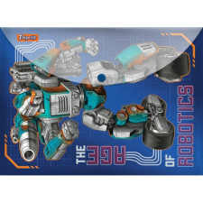 Папка-конверт на кнопці А4 Steel Force mini slide 1
